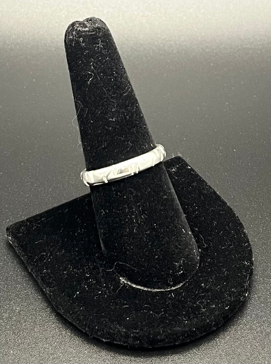 .999 FS Aspen Bark Ring