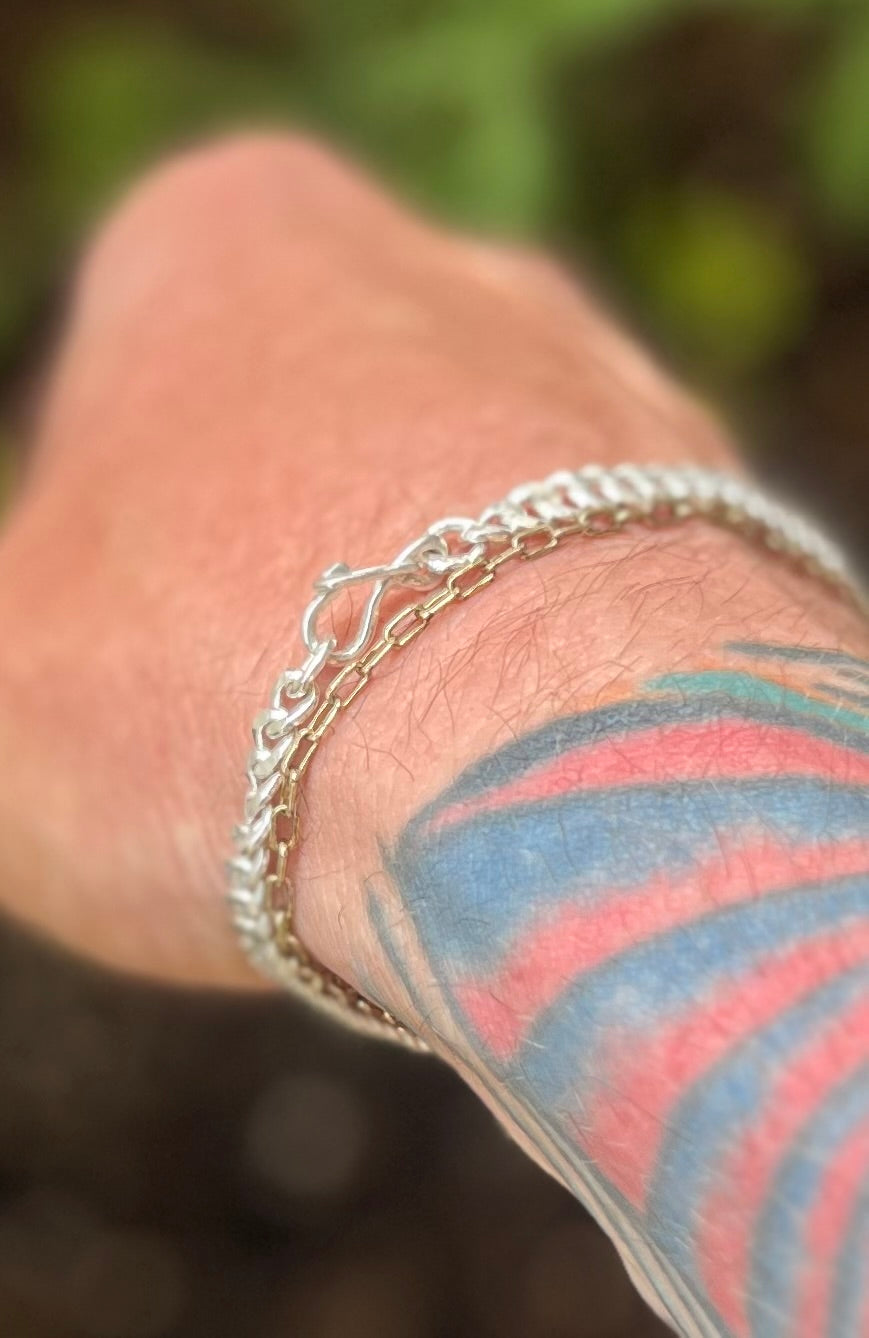 .999 Curb Chain Bracelet