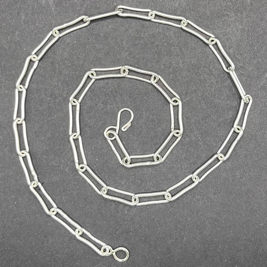Necklace, Bone Paperclip Necklace