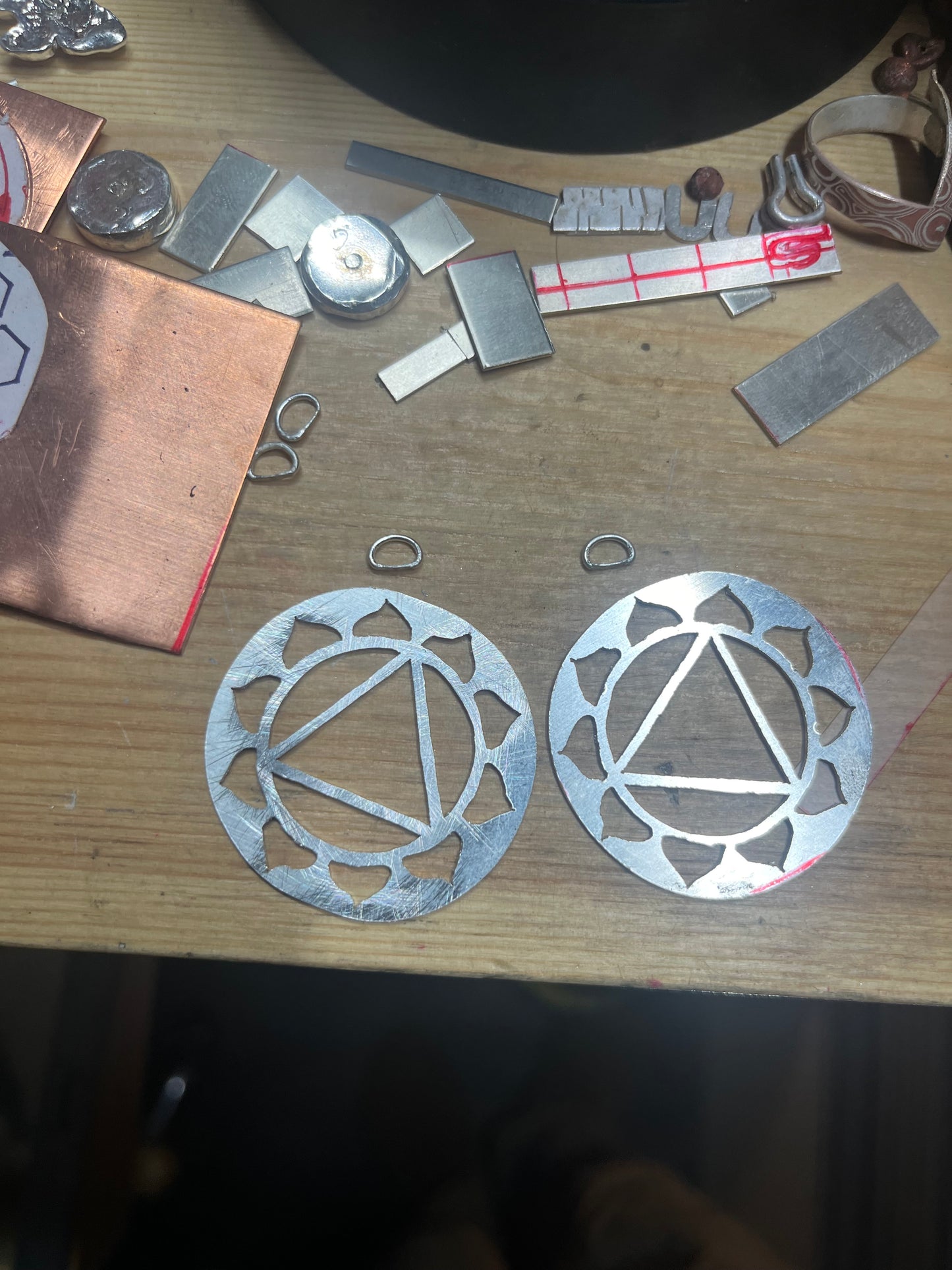 .999 Fine Silver Chakra Pendants