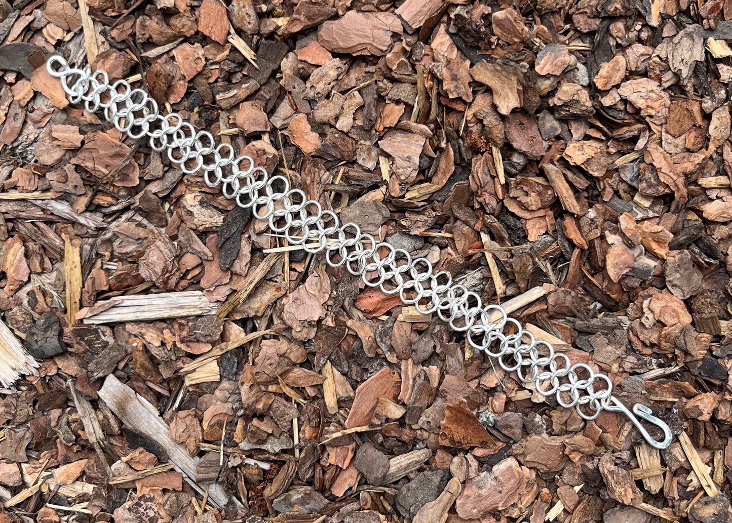 .999 Fine Silver Byzantine bracelet