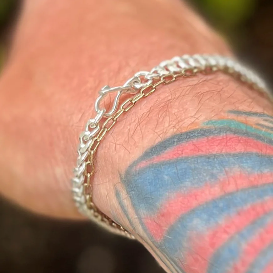 .999 Fine Silver – Curb Chain Bracelet