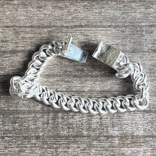 Necklace, Corkscrew Cuban with Box Clasp