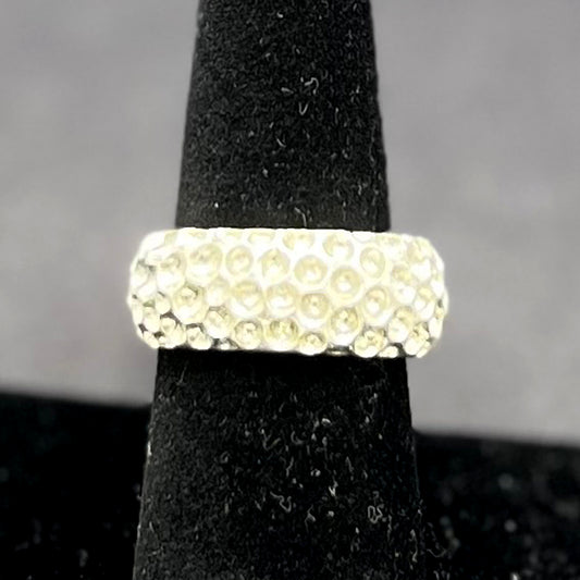 Ring, Honeycomb Pattern Ring Custom