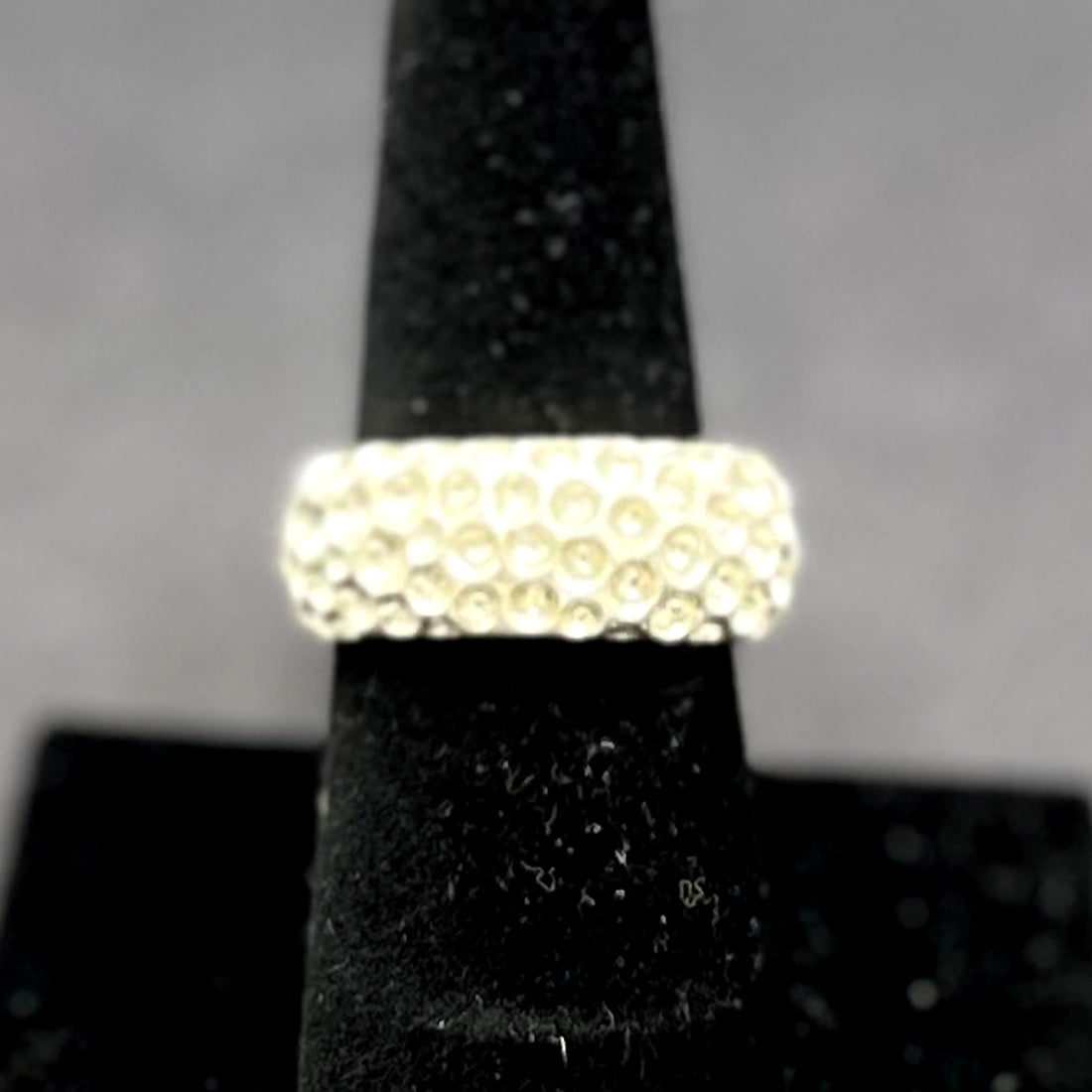 Ring, Honeycomb Pattern Ring Custom