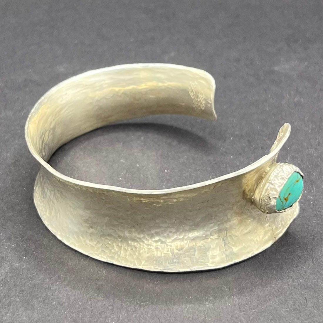 Cuff, Tapered Anticlastic with Turquoise